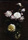 White Roses II by Henri Fantin-Latour